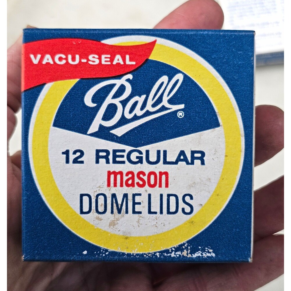 2 Ball Vacu-Seal Vacuum Seal Regular Mason Dome Lids 12-Pack Metal A5082 NEW